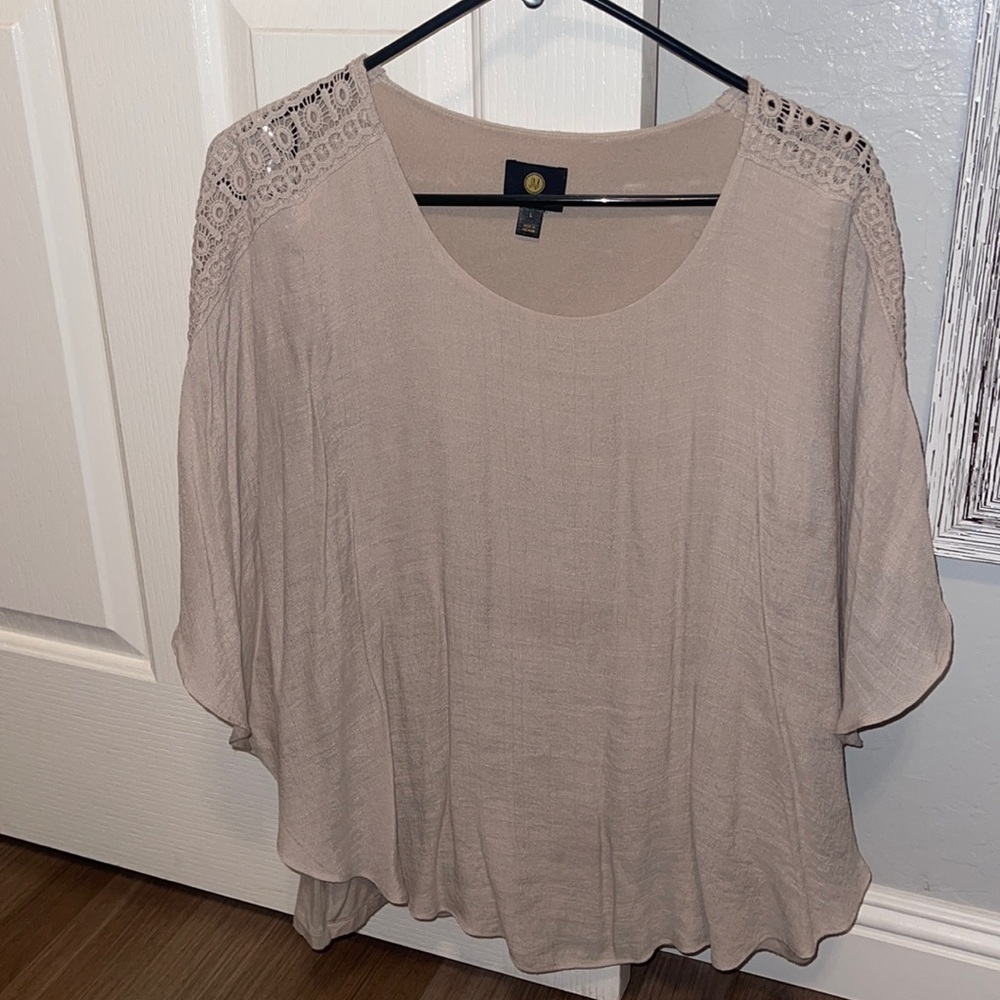 Tan blouse